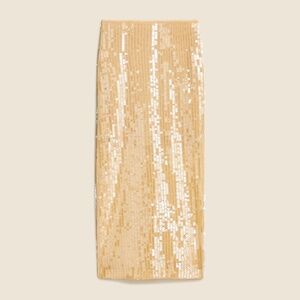 J.Crew Collection Sequin Skirt Size 6 NWT